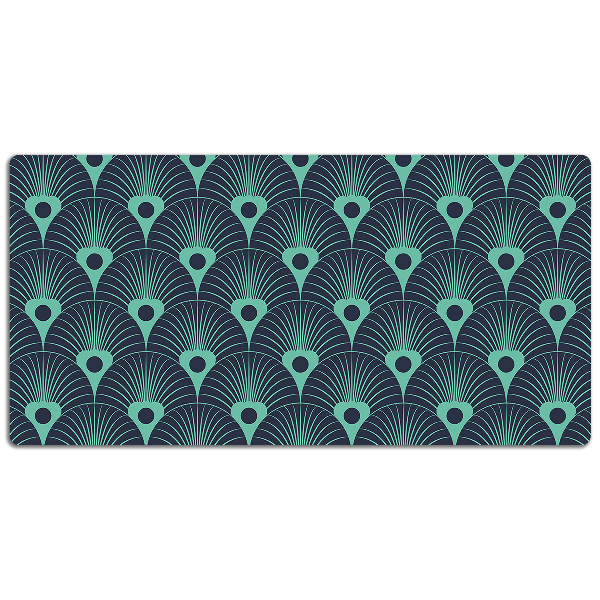 Full desk mat neon design