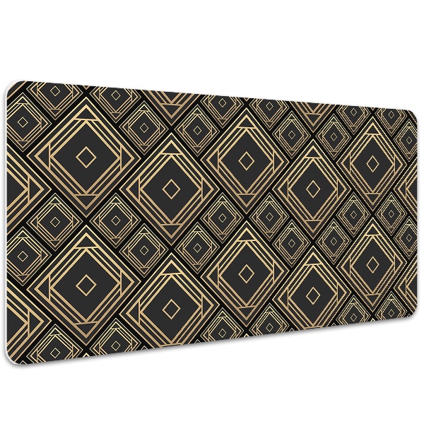 Desk mat geometric illusion