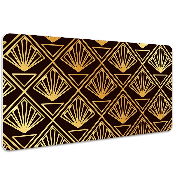 Large desk mat table protector Art Deco style