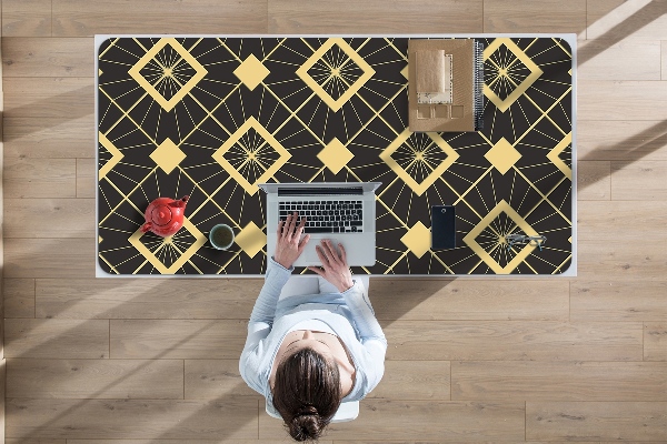 Large desk mat for children retro pattern