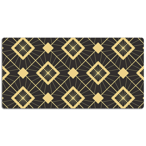 Large desk mat for children retro pattern