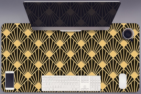Large desk mat for children Art deco