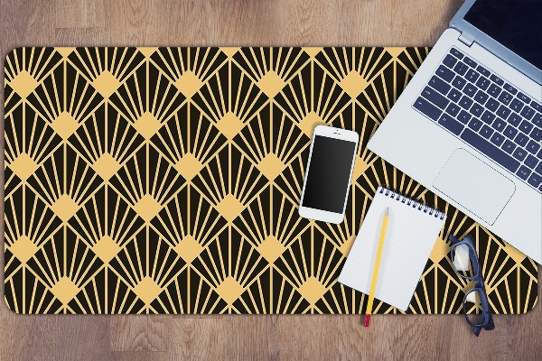 Large desk mat for children Art deco