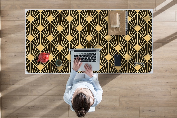 Large desk mat for children Art deco