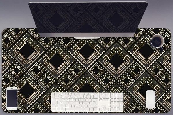 Large desk mat for children tiles