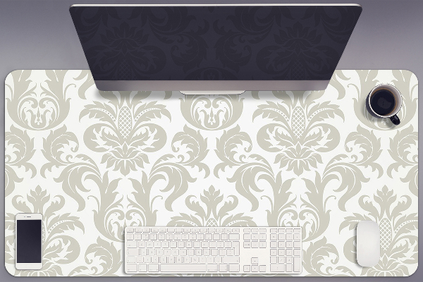 Full desk protector floral wallpaper
