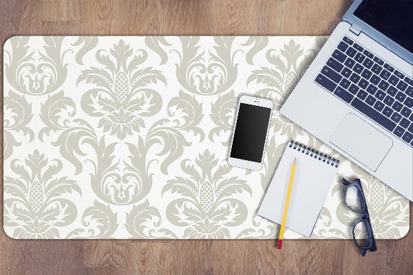 Full desk protector floral wallpaper