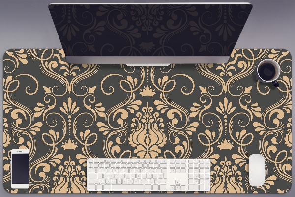 Full desk mat Golden ornament