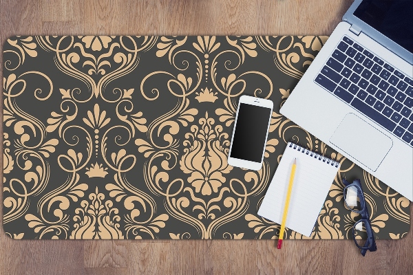 Full desk mat Golden ornament