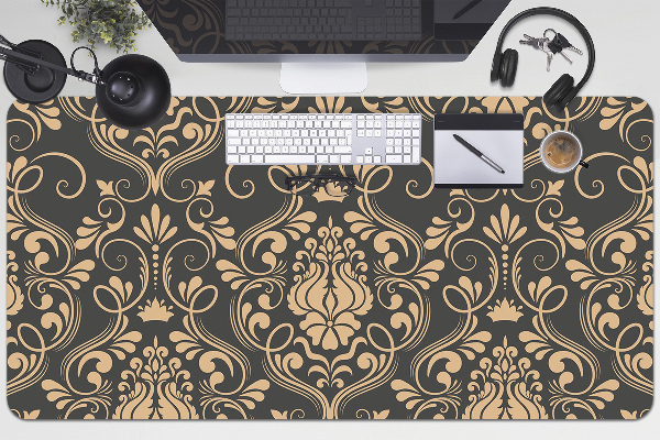 Full desk mat Golden ornament
