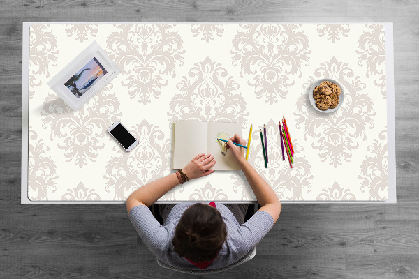 Full desk protector Damascene pattern