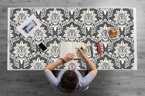 Full desk protector Damascene pattern