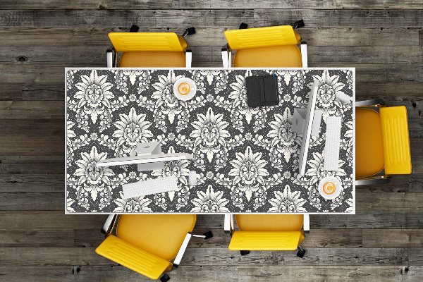Full desk protector Damascene pattern