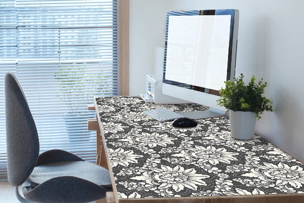 Full desk protector Damascene pattern