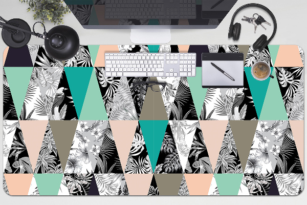 Full desk pad tropical patchwork