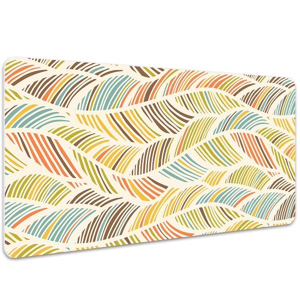 Full desk pad abstract waves