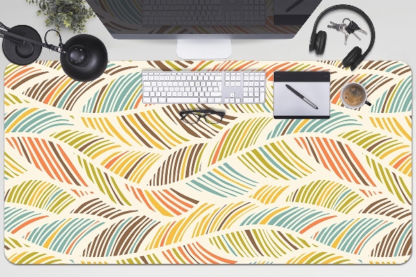 Full desk pad abstract waves