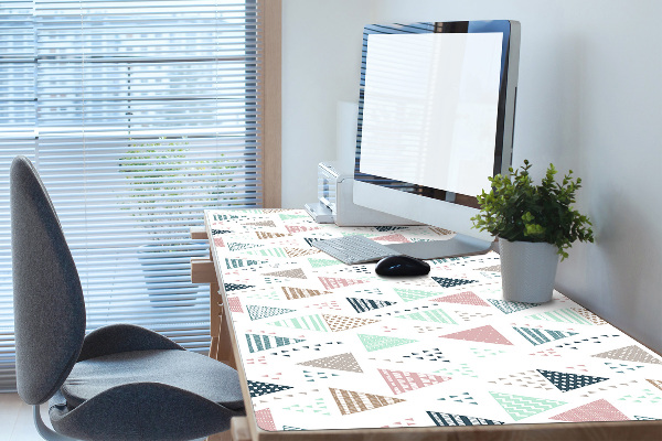 Full desk pad drawn triangles