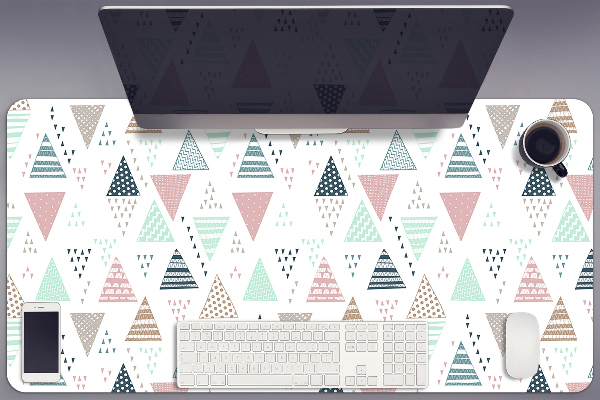 Full desk pad drawn triangles