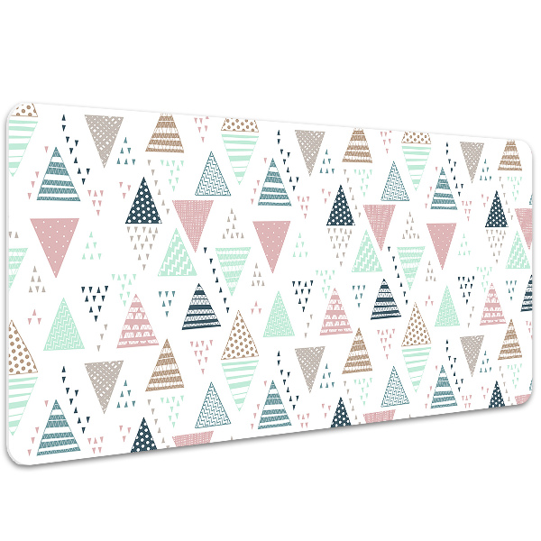Full desk pad drawn triangles