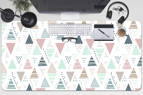 Full desk pad drawn triangles