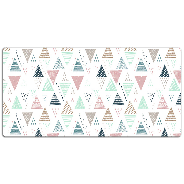 Full desk pad drawn triangles