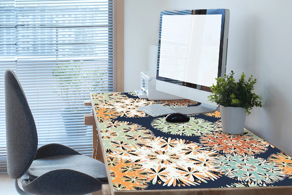 Full desk protector colorful mandalas