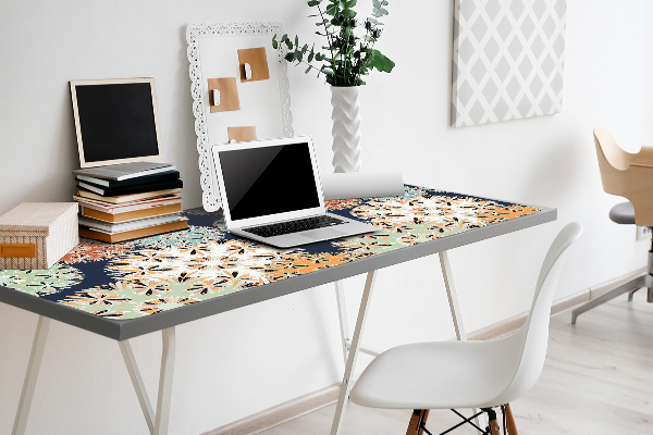 Full desk protector colorful mandalas