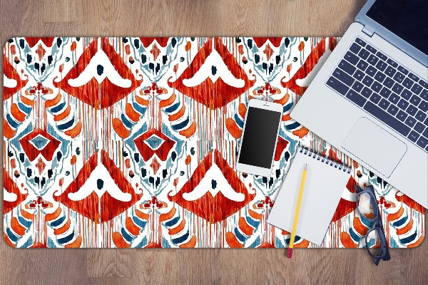 Large desk mat table protector ethnic style