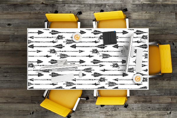 Large desk mat for children shots