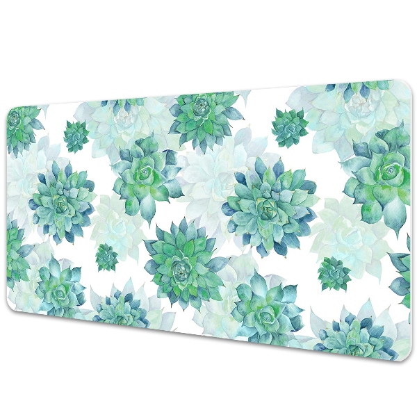 Large desk mat for children Succulents