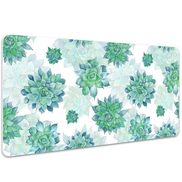 Large desk mat for children Succulents