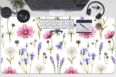 Desk pad Wildflowers daisies