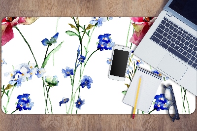 Desk pad painted flowers