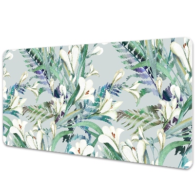 Large desk mat for children crocuses