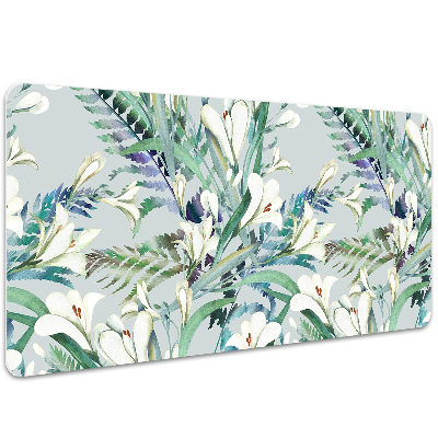 Large desk mat for children crocuses