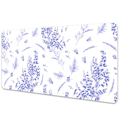 Full desk protector watercolor lavender