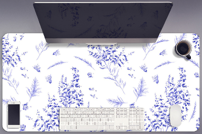 Full desk protector watercolor lavender