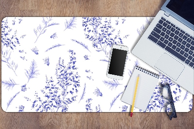 Full desk protector watercolor lavender