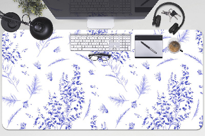 Full desk protector watercolor lavender