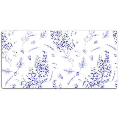 Full desk protector watercolor lavender