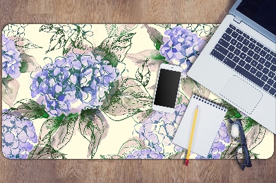 Large desk mat for children Hydrangea