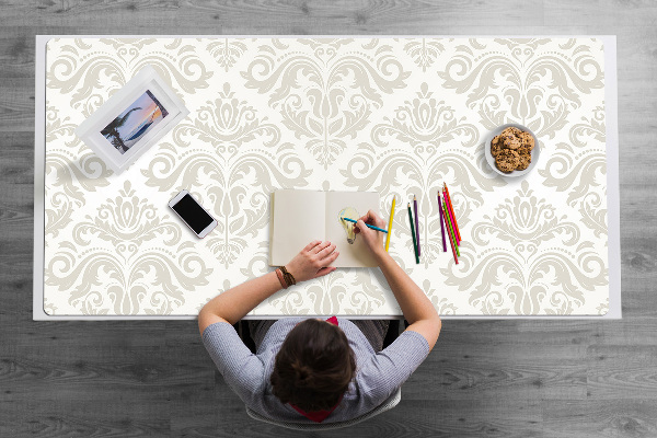 Desk pad oriental pattern