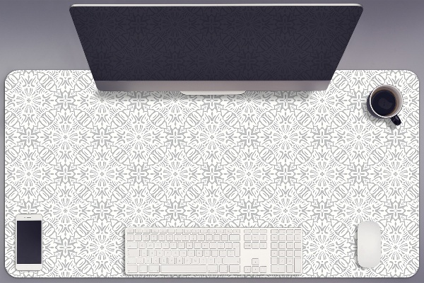 Full desk pad floral ornament