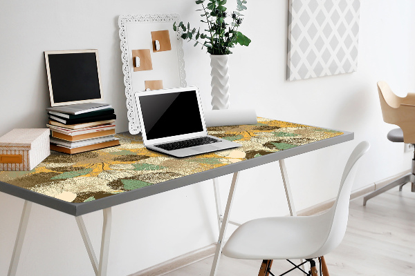 Large desk pad PVC protector retro art