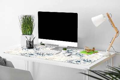 Desk pad floral art