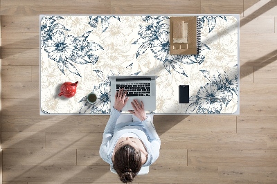 Desk pad floral art