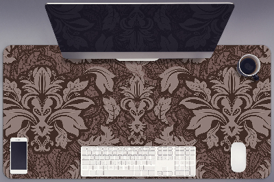 Full desk protector Style damask pattern