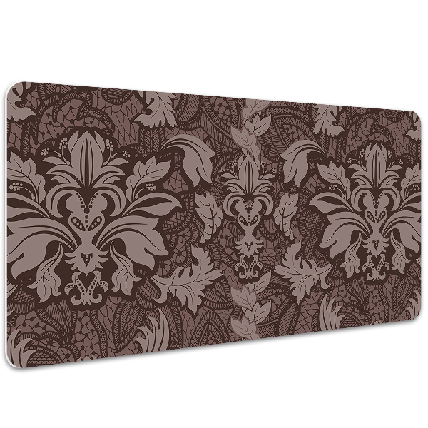 Full desk protector Style damask pattern