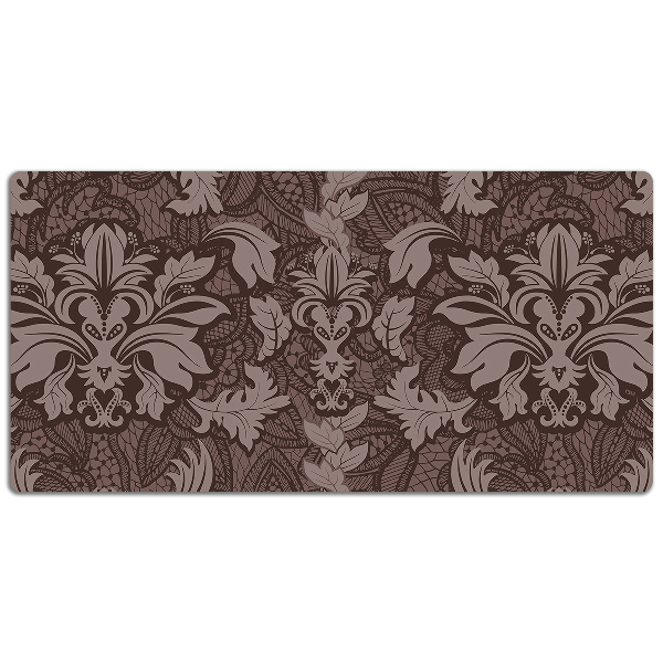 Full desk protector Style damask pattern